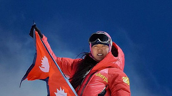 Immagine di Pasang Lhamu Sherpa Akita in vetta