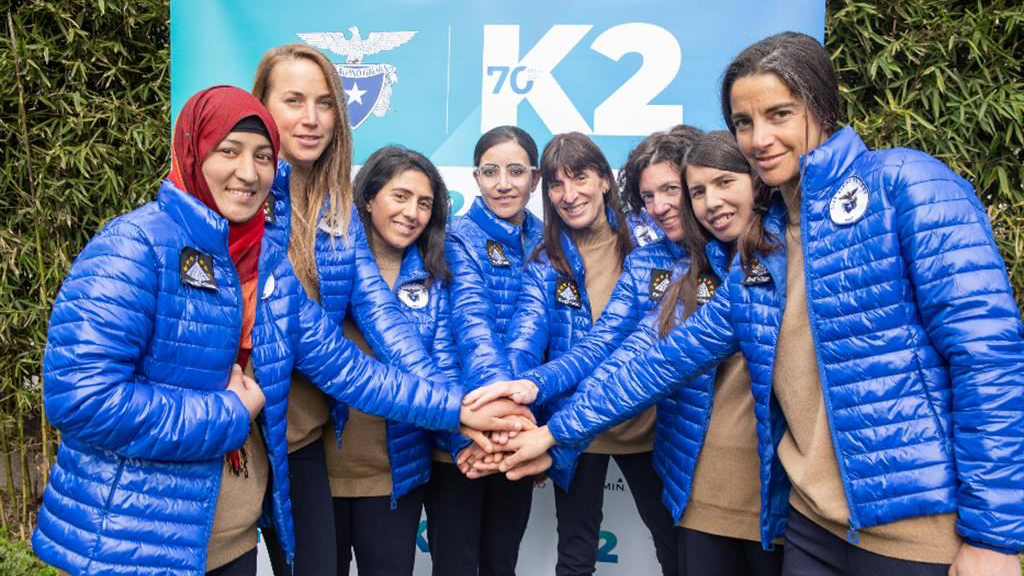 Alpiniste della spedizione tutta al femminile sul K2